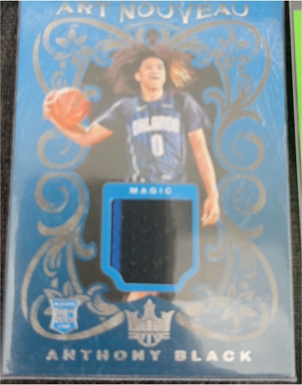 2023-24 Panini Court Kings Art Nouveau #AN-BLK Anthony Black — front
