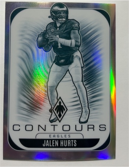 2025 Panini Phoenix Contours #26 Jalen Hurts — front