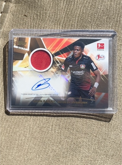 2024-25 Topps Chrome Bundesliga Jeremie Frimpong #JA-DF — front