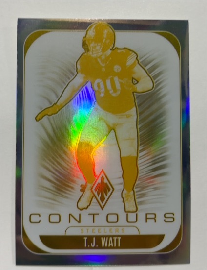 2025 Panini Phoenix #27 T.J. Watt Contours — front