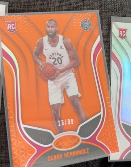 2019-20 Panini Certified #196 Devan Hernandez — front