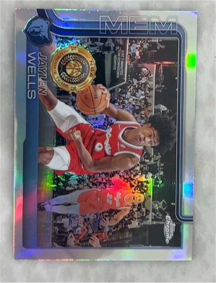 2025-26 Topps Chrome #200 Jaylen Wells — front