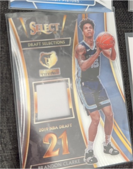 2019-20 Panini Select Draft Selections #21 Brandon Clarke — front
