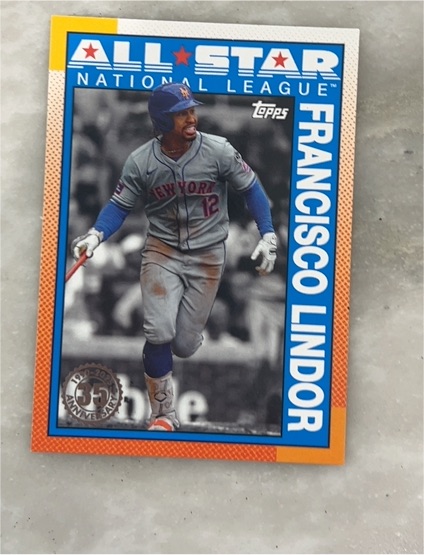 2025 Topps Series 2 #90AS-35 Francisco Lindor New York Mets All-Star — front