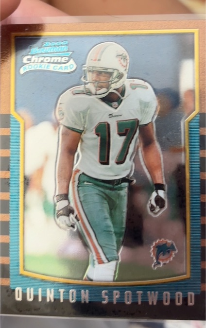 2000 Bowman Chrome #213 Quinton Spotwood — front