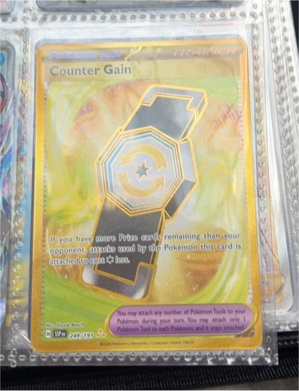 2024 Pokémon TCG SV08 Surging Sparks #249 Counter Gain — front