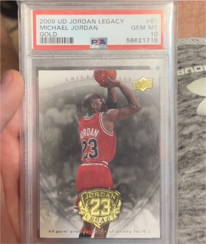 2009 Upper Deck Jordan Legacy #61 Michael Jordan Gold — front