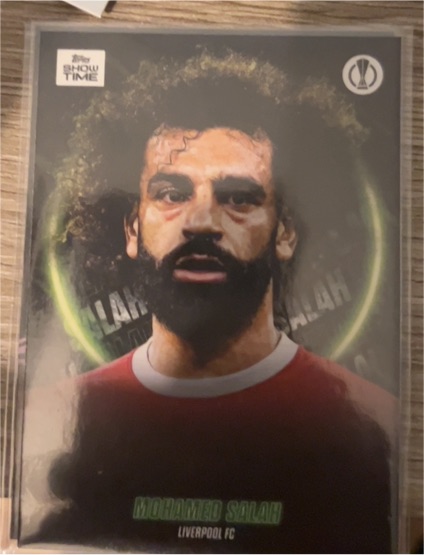 2023-24 Topps UCC Showtime Mohamed Salah Liverpool FC — front