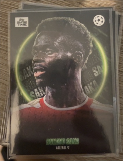 2023 Topps UEFA Champions League #Bukayo Saka Arsenal FC — front