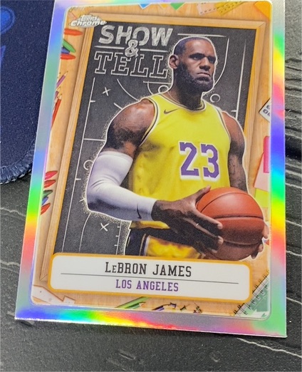 2024-25 Topps Chrome #ST-6 LeBron James Show and Tell — front
