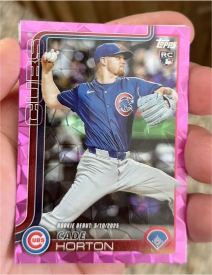 2025 Topps Update Series #US214 Cade Horton Rookie Debut — front