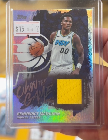 2025-26 Topps Own the Game #OTGA-BM Bennedict Mathurin — front
