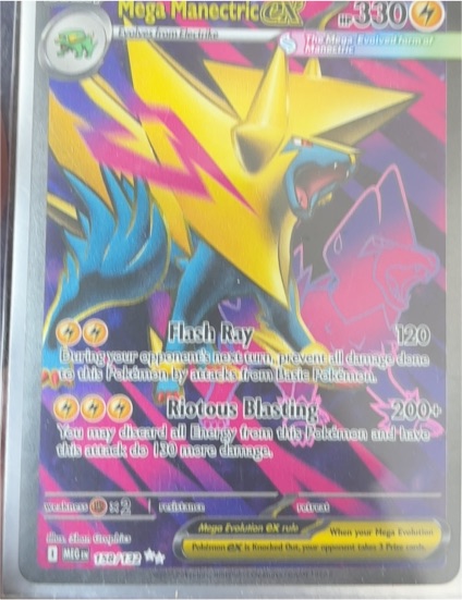 2014 Pokemon ME01: Mega Evolution #158/132 Mega Manectric ex — front