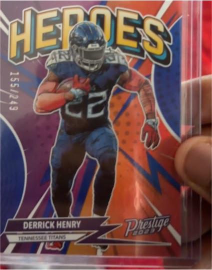 2023 Panini Prestige Heroes #H-10 Derrick Henry — front