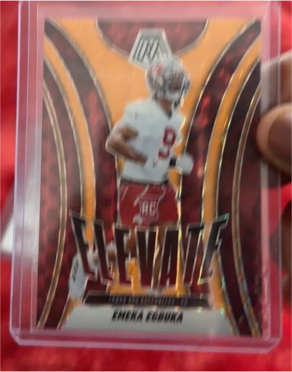2025 Panini Mosaic #2 Emeka Egbuka Elevate Rookie — front