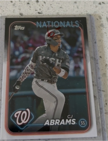 2024 Topps #37 CJ Abrams — front