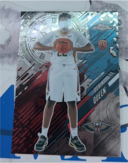 2025-26 Topps Chrome #GT-25 Derik Queen Go Time — front