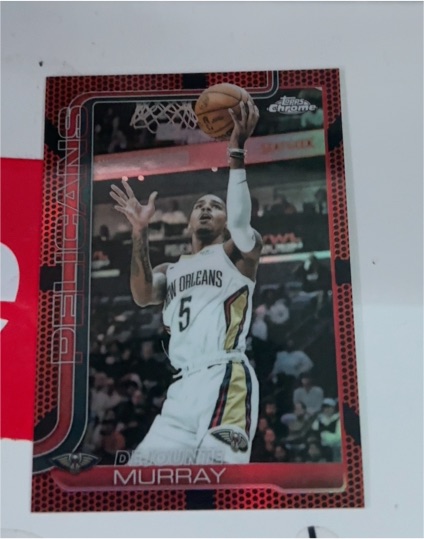 2025-26 Topps Chrome #186 Dejounte Murray — front