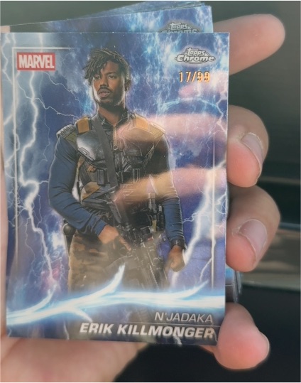 2025 Topps Chrome Marvel Studios #17 Erik Killmonger — front