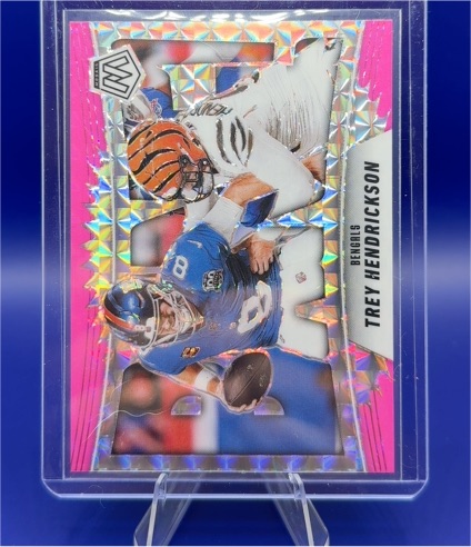 2025 Panini Mosaic Bang! #1 Trey Hendrickson — front