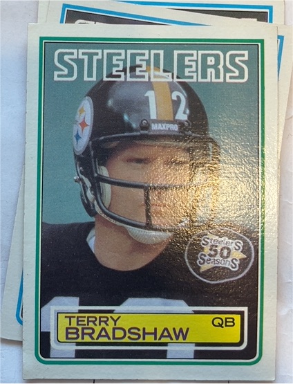 1983 Topps #358 Terry Bradshaw — front