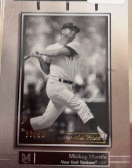 2024 Topps Museum Collection Private Viewing #PV-4 Mickey Mantle — front