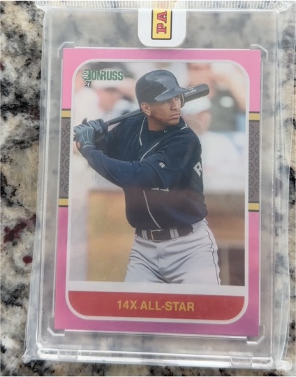2021 Donruss #253 Alex Rodriguez 14X All-Star Pink Holo — front