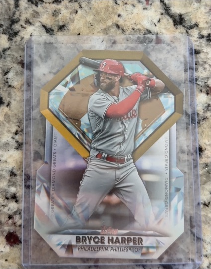 2022 Topps Update Series Diamond Greats Die-Cuts #DGDC-70 Bryce Harper — front