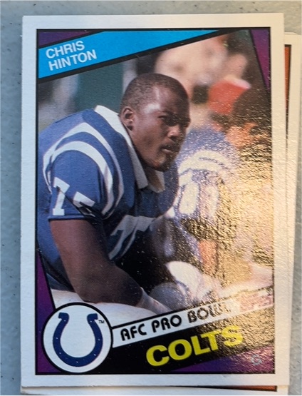1984 Topps #15 Chris Hinton — front