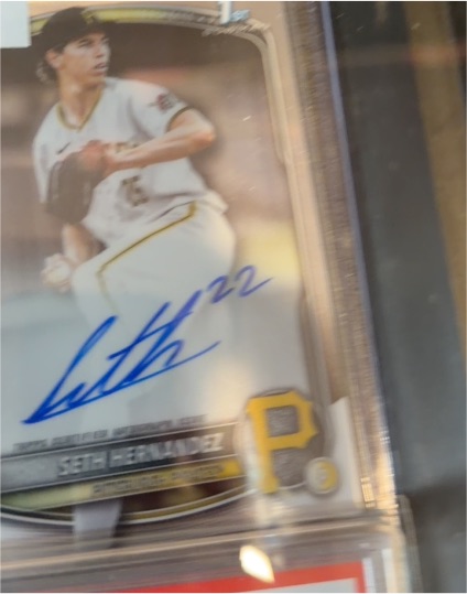 2025 Bowman Draft #BDC-25 Seth Hernandez — front