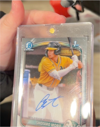 2025 Bowman Chrome Prospect Autographs #Shotaro Morii — front
