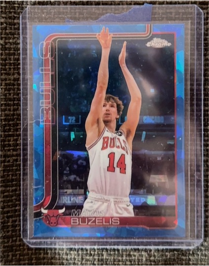 2025-26 Topps Chrome #231 Matas Buzelis — front