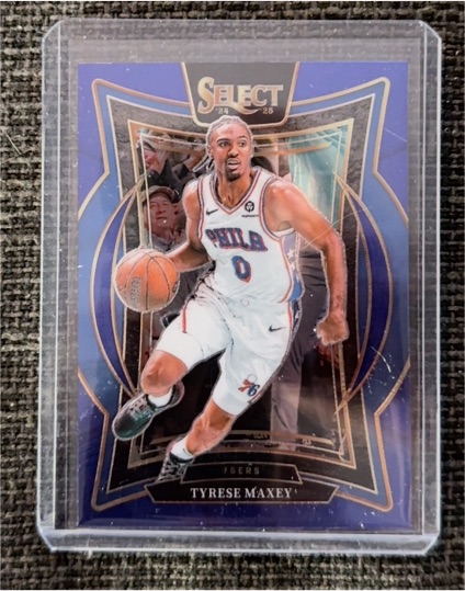 2024-25 Panini Select Concourse #20 Tyrese Maxey — front