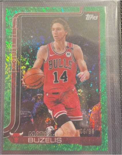 2025-26 Topps #37 Matas Buzelis — front