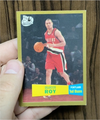 2007-08 Topps 1957-58 Variations #107 Brandon Roy — front