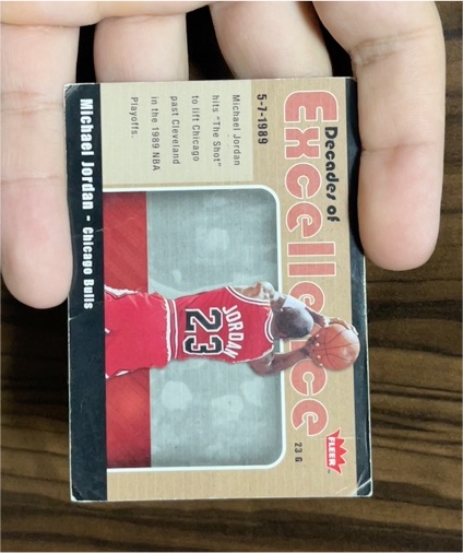 1989 Fleer Decades of Excellence #23 Michael Jordan — front