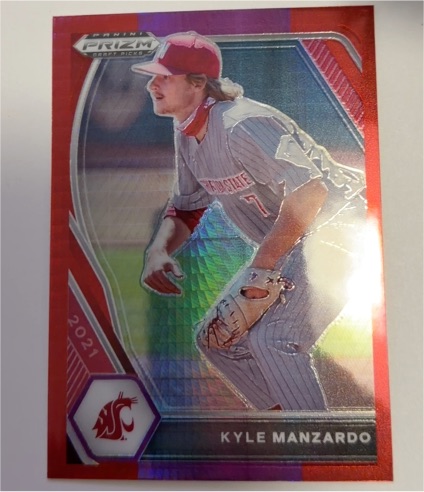 2021 Panini Prizm Draft Picks #PDP63 Kyle Manzardo — front