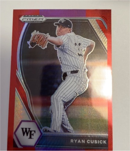 2021 Panini Prizm Draft Picks #PDP24 Ryan Cusick — front