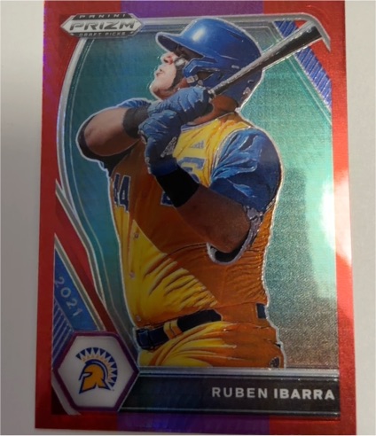 2021 Panini Prizm Draft Picks #PDP119 Ruben Ibarra — front
