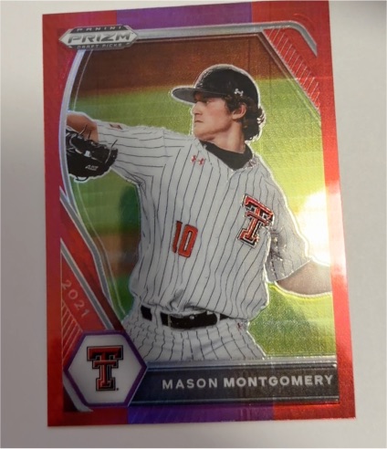 2021 Panini Prizm Draft Picks #PDP191 Mason Montgomery — front
