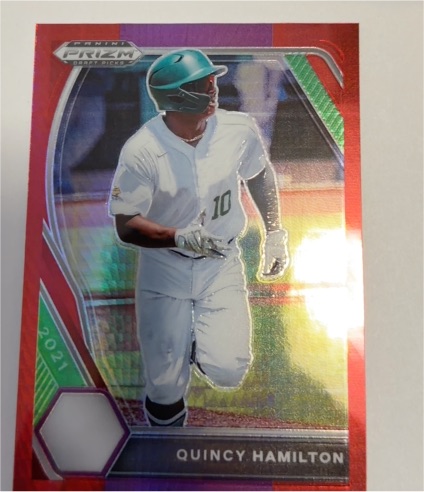 2021 Panini Prizm Draft Picks #PDP148 Quincy Hamilton — front