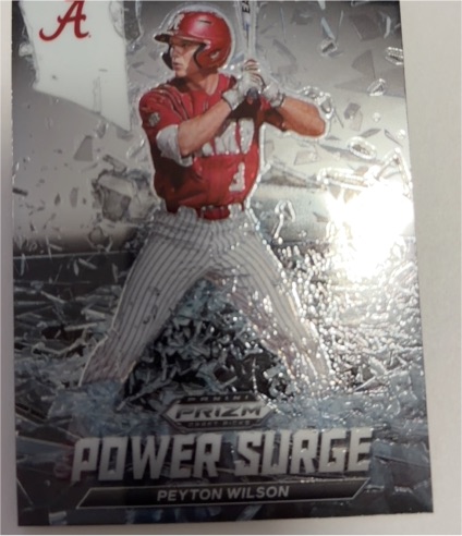 2021 Panini Prizm Draft Picks #PS-PW Peyton Wilson Power Surge — front