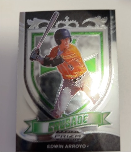 2021 Panini Prizm Draft Picks Crusade #C-EA Edwin Arroyo — front