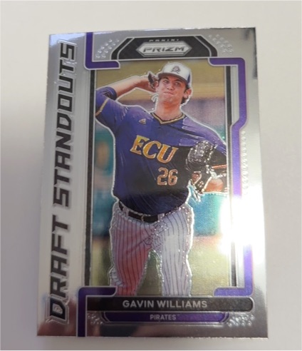 2021 Panini Prizm Draft Picks Draft Standouts #DS-GW Gavin Williams — front