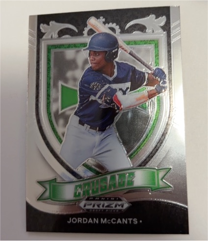 2021 Panini Prizm Draft Picks Crusade #C-JM Jordan McCants — front