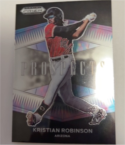 2021 Panini Prizm Draft Picks Prospects #P-KR Kristian Robinson — front