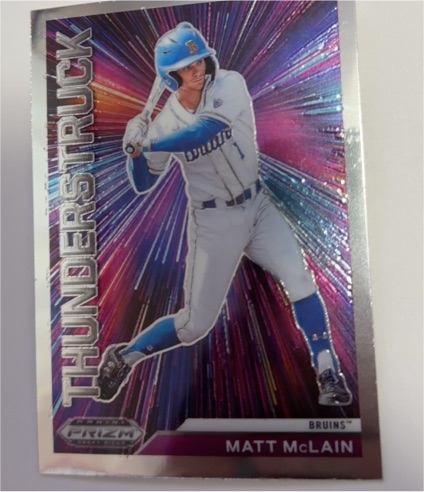 2021 Panini Prizm Draft Picks Thunderstruck #T-MM Matt McLain — front