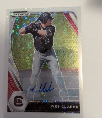 2021 Panini Prizm Draft Picks #PDP40 Wes Clarke — front