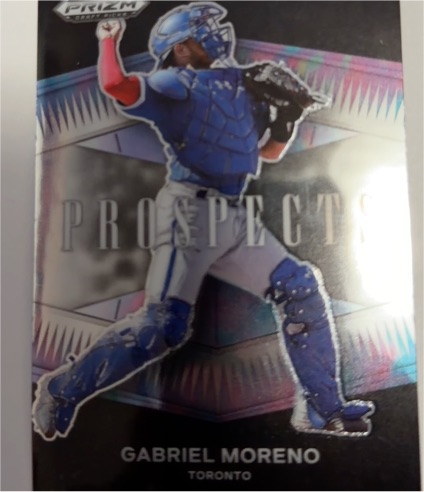 2021 Panini Prizm Draft Picks #P-GM Gabriel Moreno Prospects Silver Prizm — front