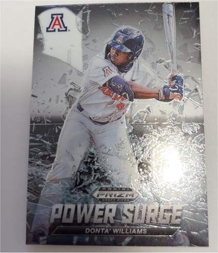 2021 Panini Prizm Draft Picks Power Surge #PS-DW Donta Williams — front
